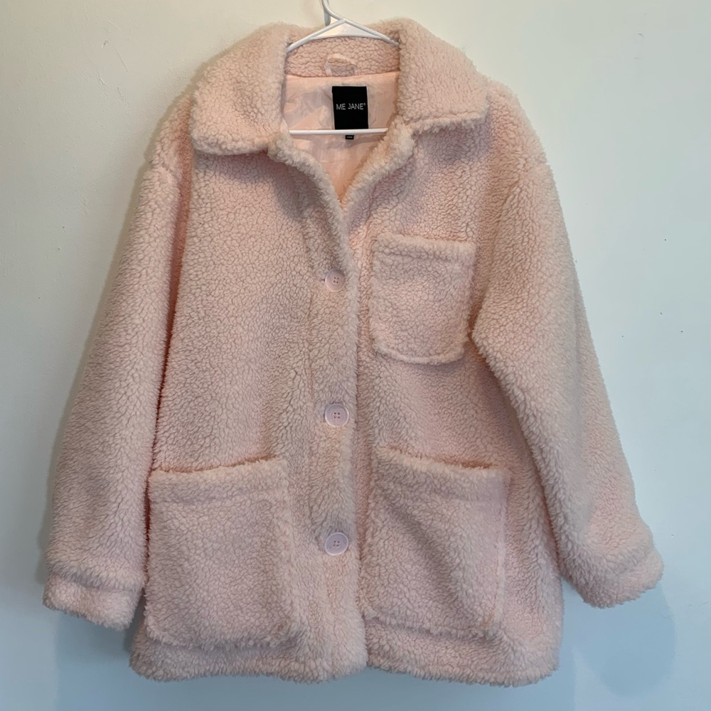 Me Jane Woobie Faux Shearling Fur Jacket